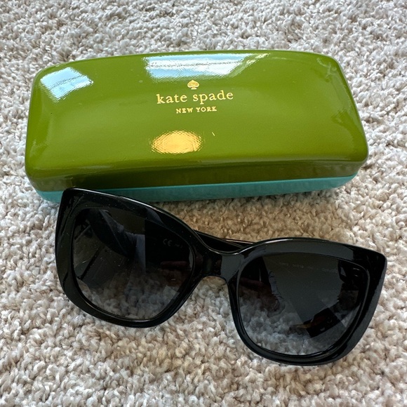 Kate Spade Black Oversized Sunglasses